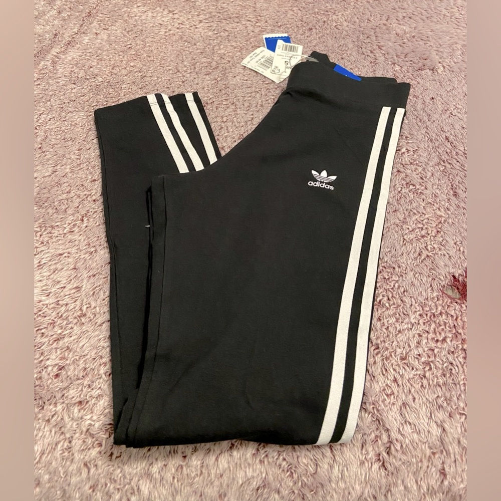 Midrise full length adidas tights . NWT